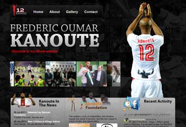 Sito web di Frederic Oumar Kanoute, il famoso calciatore di Siviglia, Spagna